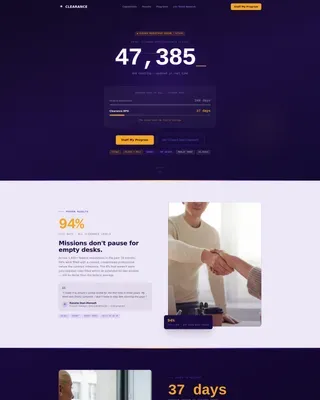 Recruitment Services | Free Website Template | Rocket