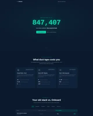 HR Software & Platform Booking Website Template