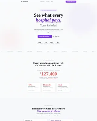 Healthcare Compensation | Free Website Template | Rocket