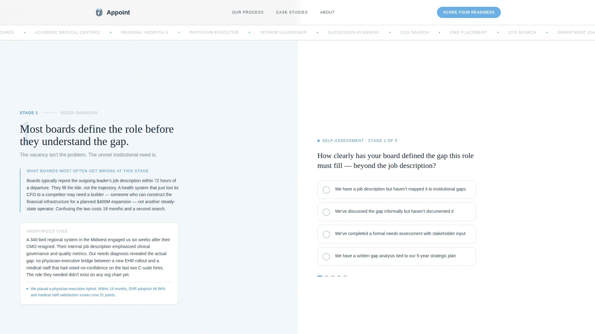 Healthcare Executive | Free Website Template | Rocket
