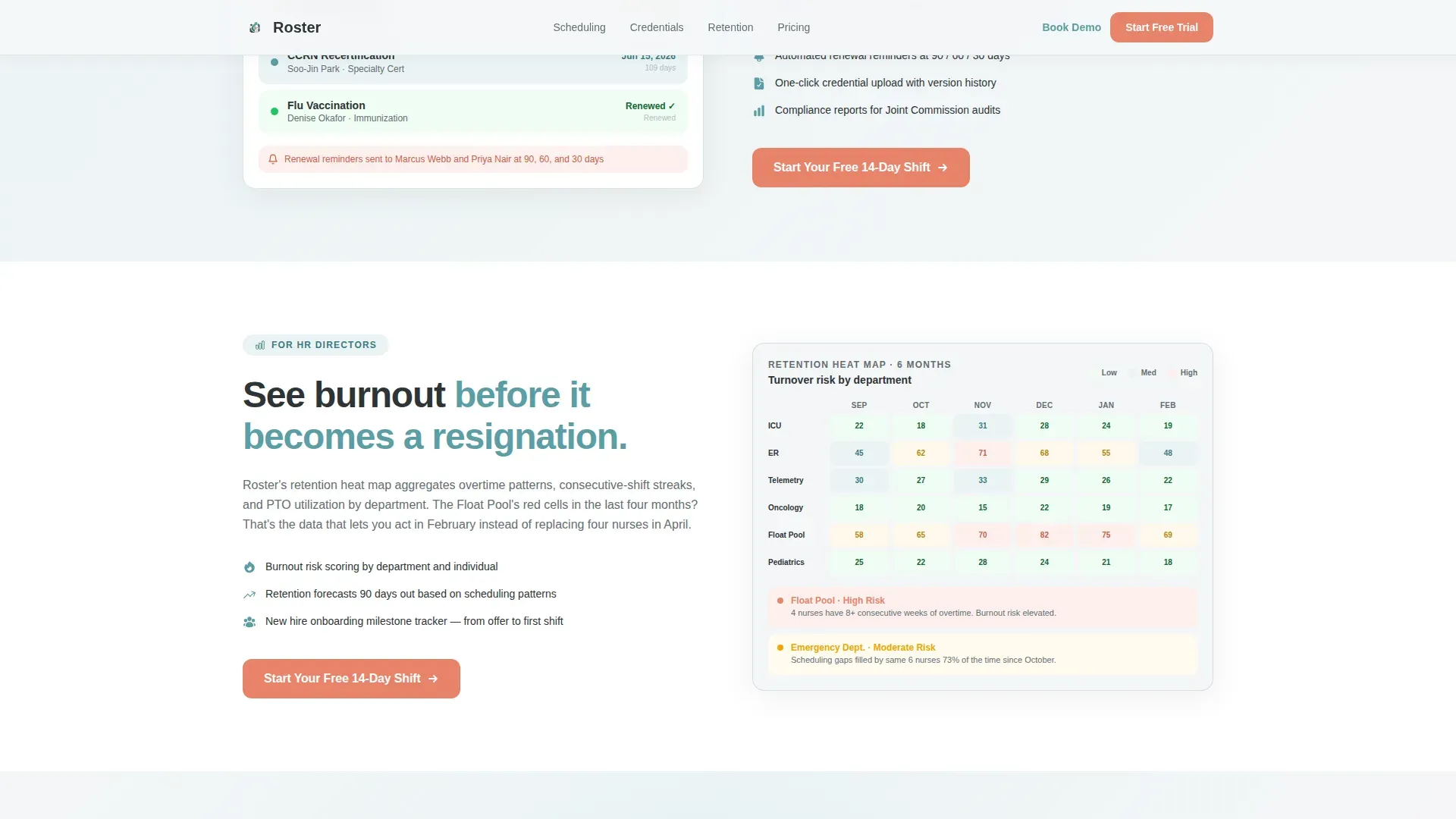Powerful Healthcare HR | Free Website Template | Rocket
