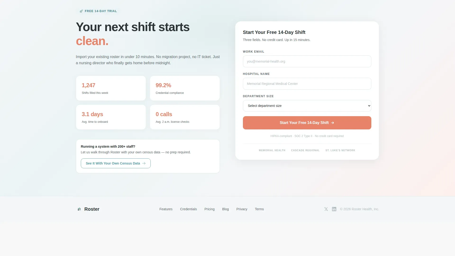 Powerful Healthcare HR | Free Website Template | Rocket