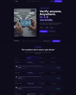 Background Check & Screening Reviews Website Template
