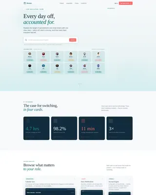 Time & Attendance Directory Website Template
