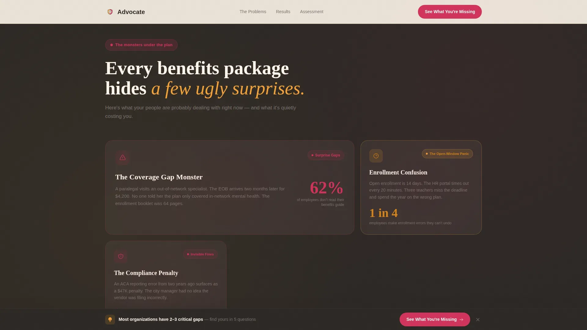 Results-Driven Employee Benefits | Free Website Template | Rocket
