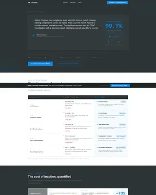 Compliance Platform | Free Website Template | Rocket