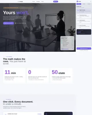 Compliance Software | Free Website Template | Rocket