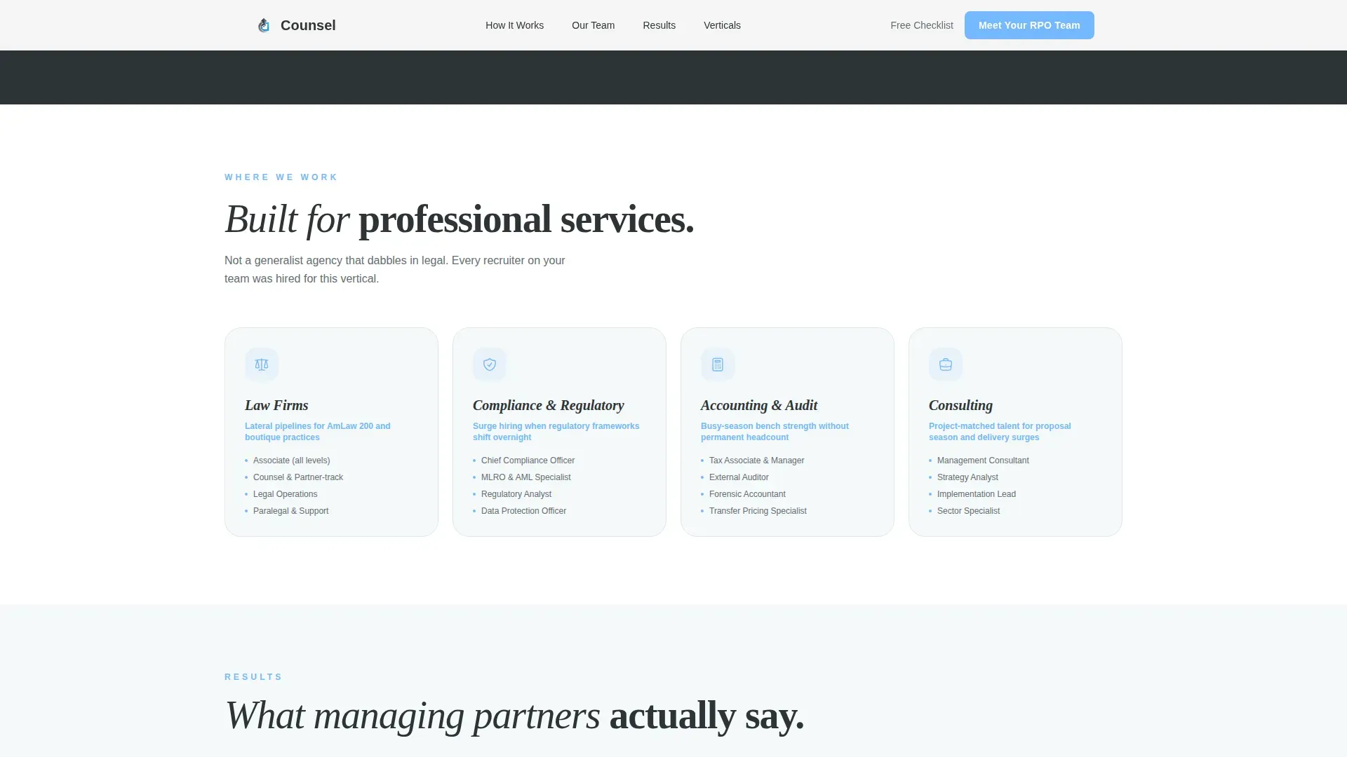 Legal Recruitment | Free Website Template | Rocket