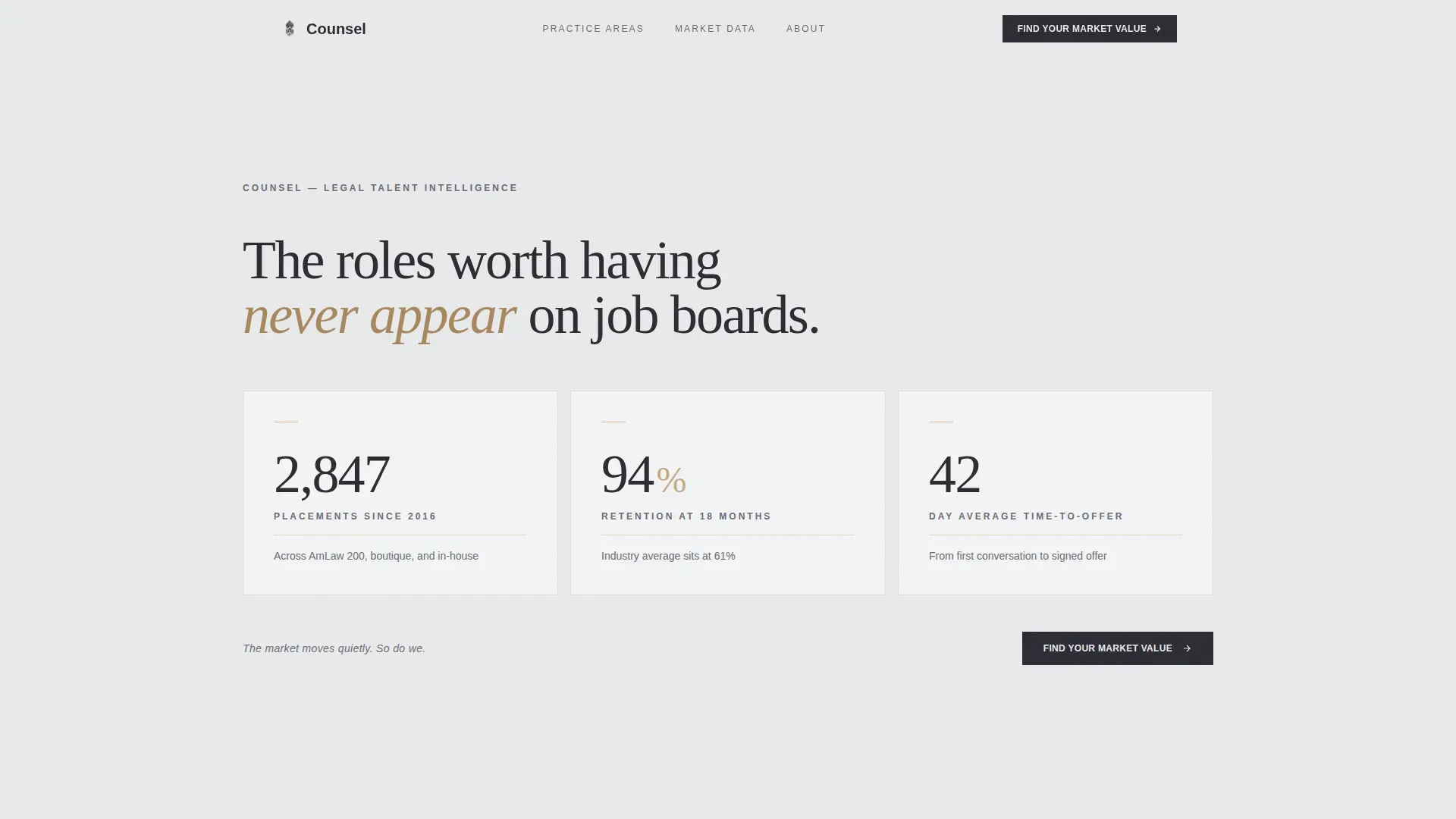Legal Recruiting | Free Website Template | Rocket