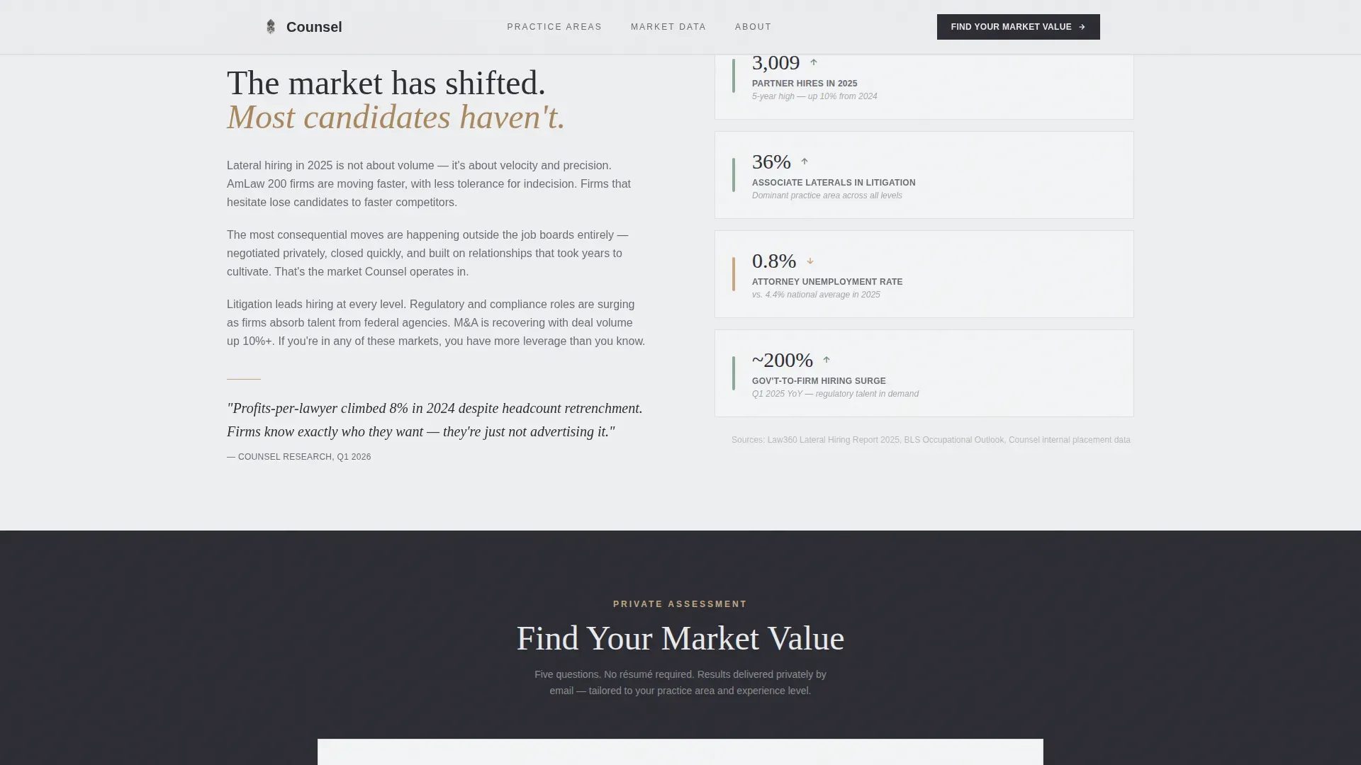 Legal Recruiting | Free Website Template | Rocket