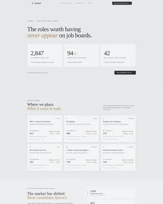 Legal Recruiting | Free Website Template | Rocket