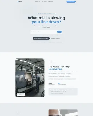 Recruiting Agency | Free Website Template | Rocket