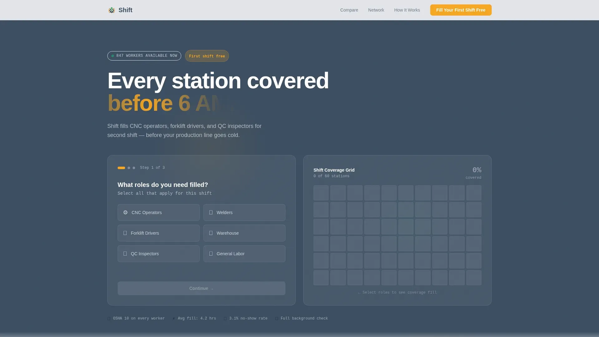 Reliable Manufacturing | Free Website Template | Rocket
