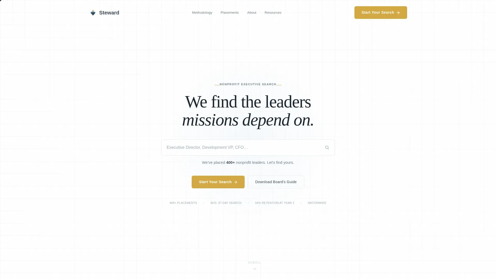 Executive Search | Free Website Template | Rocket