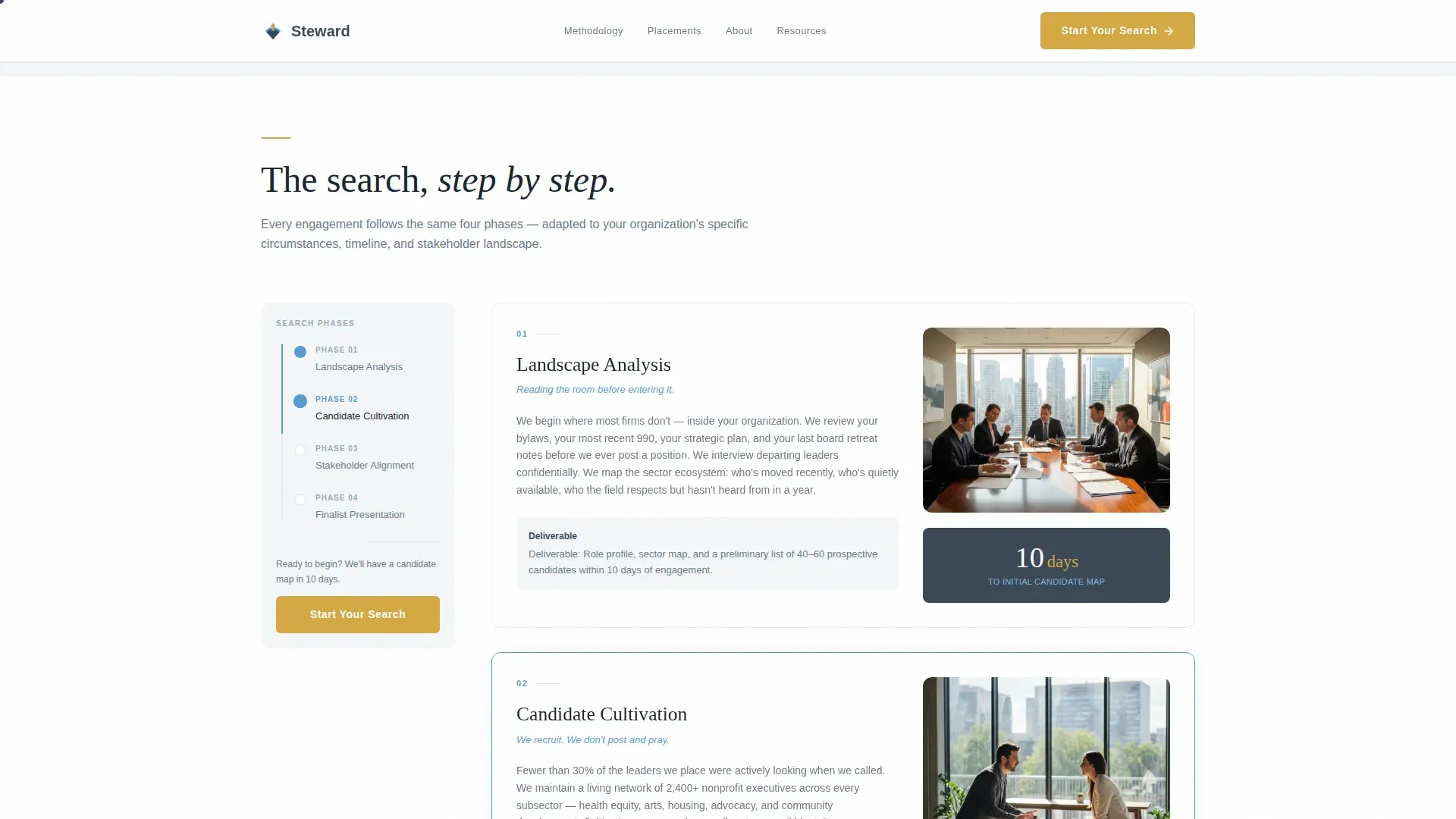 Executive Search | Free Website Template | Rocket