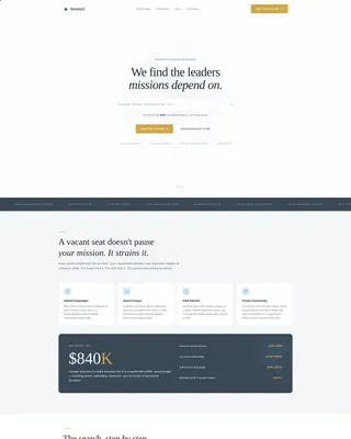Executive Search | Free Website Template | Rocket