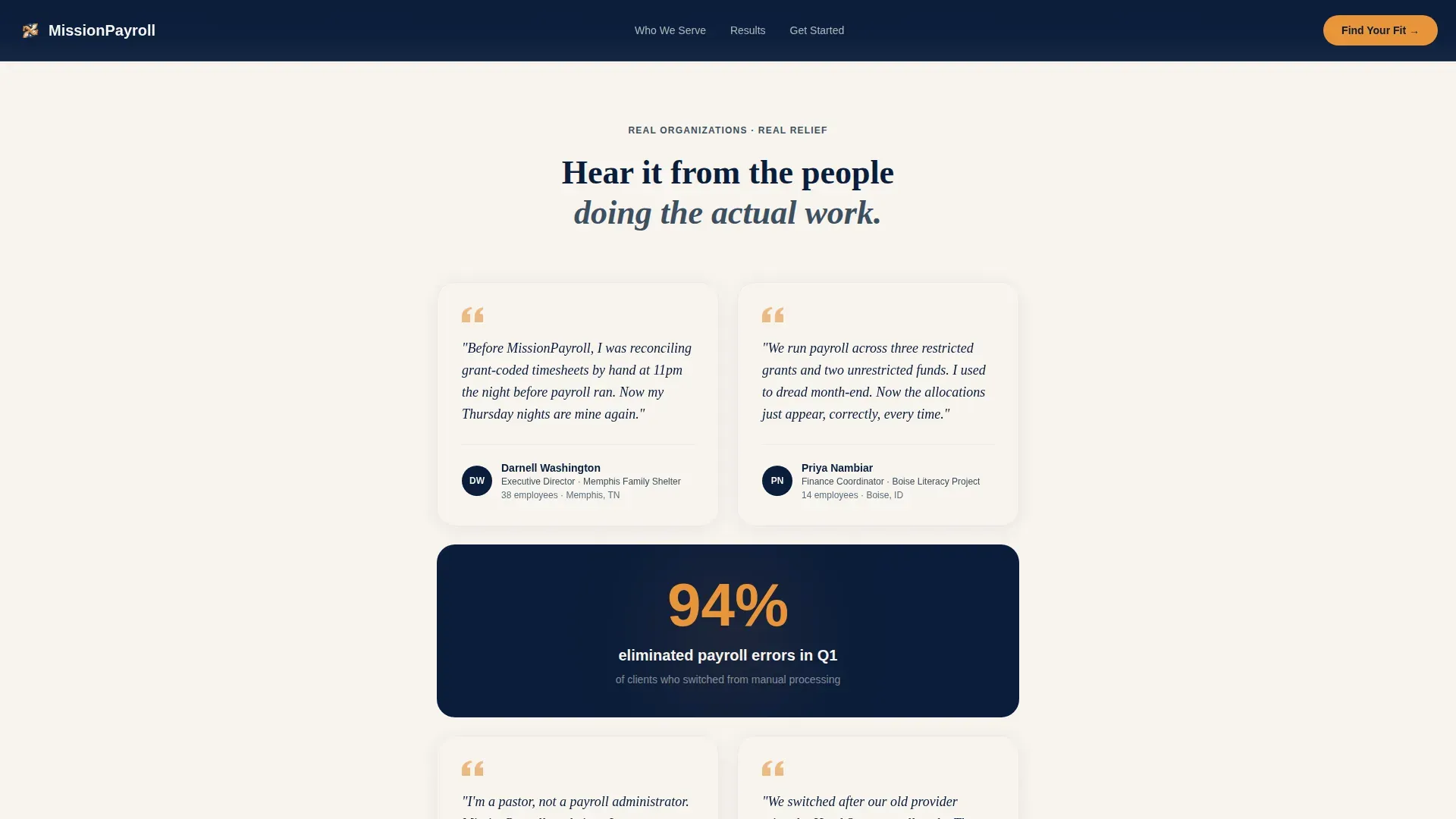 Reliable Nonprofit | Free Website Template | Rocket