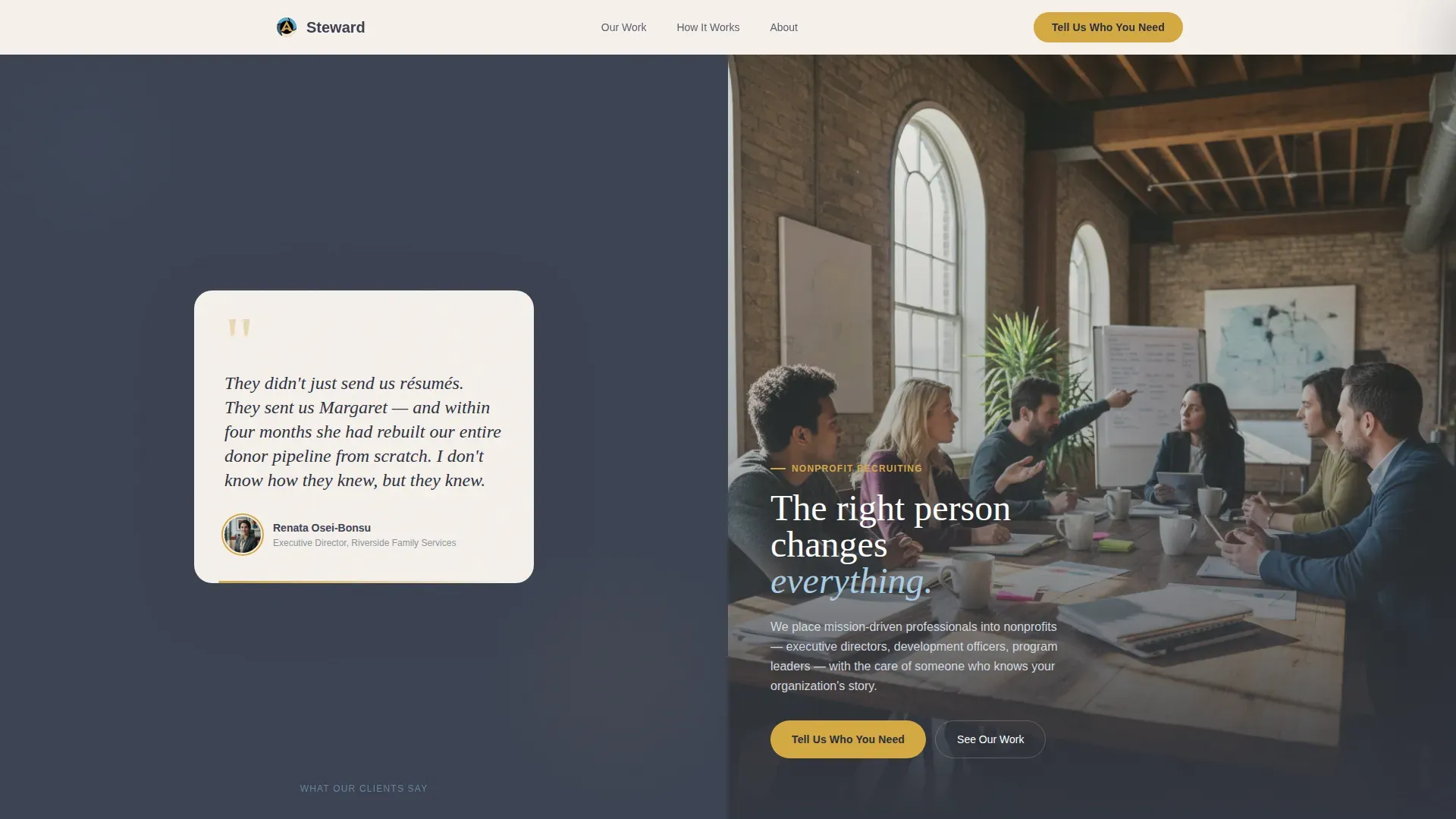 Recruiting Agency | Free Website Template | Rocket