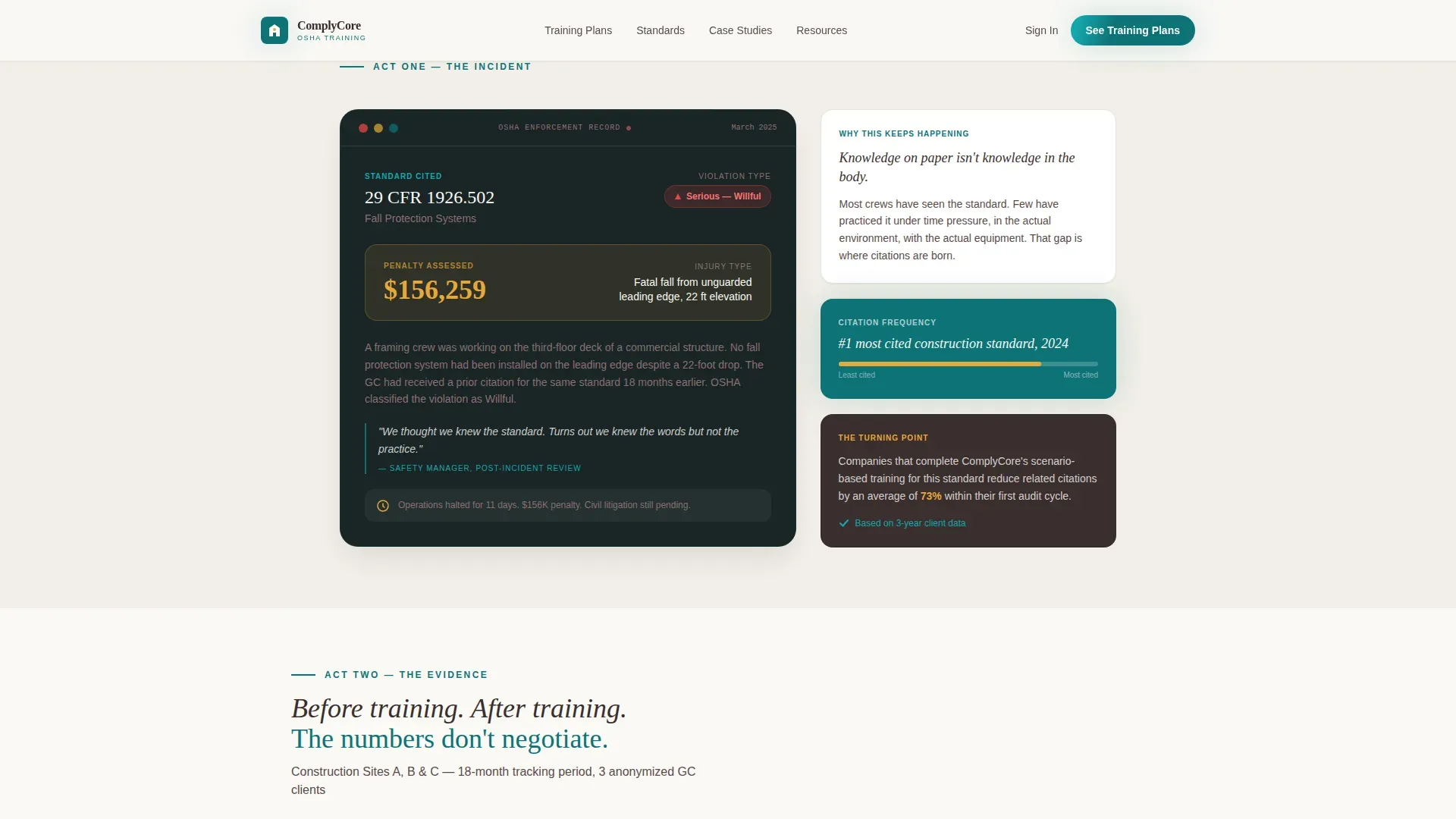 Trusted OSHA Compliance | Free Website Template | Rocket