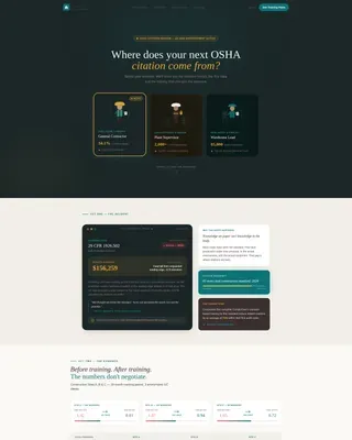 Trusted OSHA Compliance | Free Website Template | Rocket