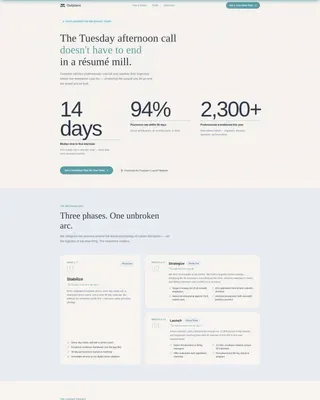 Outplacement & Career Transition Specialist Careers Website Template