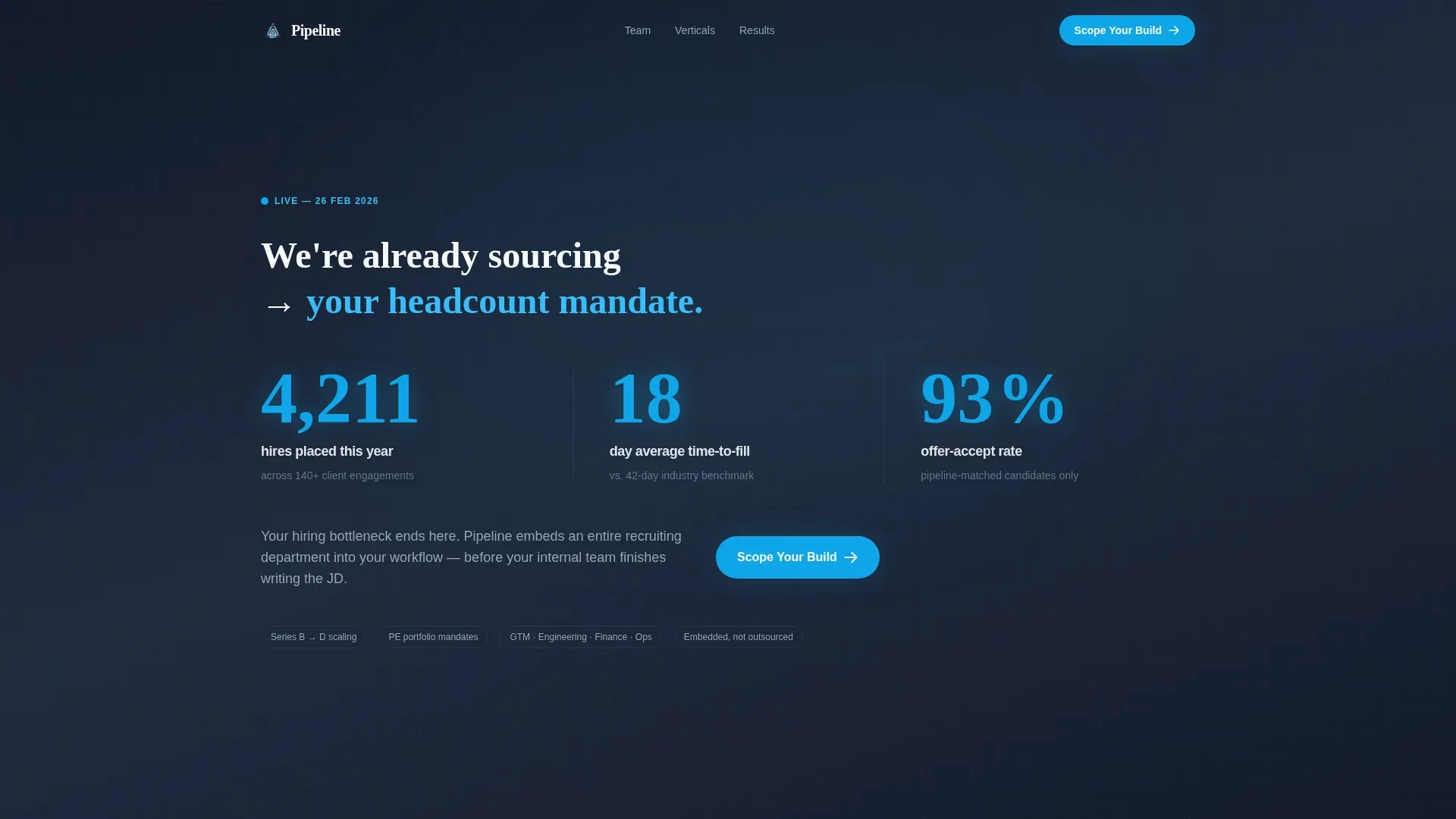 Recruiting & Staffing Agency Appointment Booking Website Template
