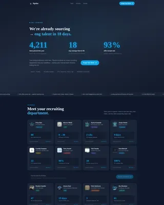 Recruiting & Staffing Agency Appointment Booking Website Template