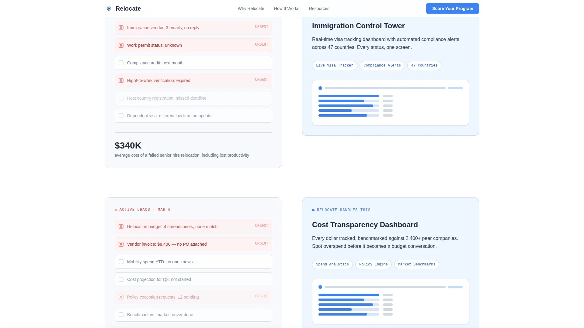 Seamless Relocation Management | Free Website Template | Rocket