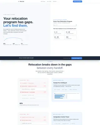 Seamless Relocation Management | Free Website Template | Rocket