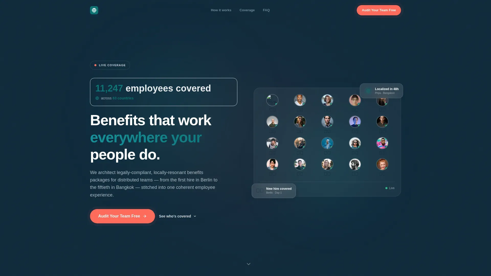 Trusted Remotebenefits | Free Website Template | Rocket