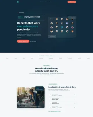 Trusted Remotebenefits | Free Website Template | Rocket