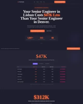 Remote Compensation | Free Website Template | Rocket