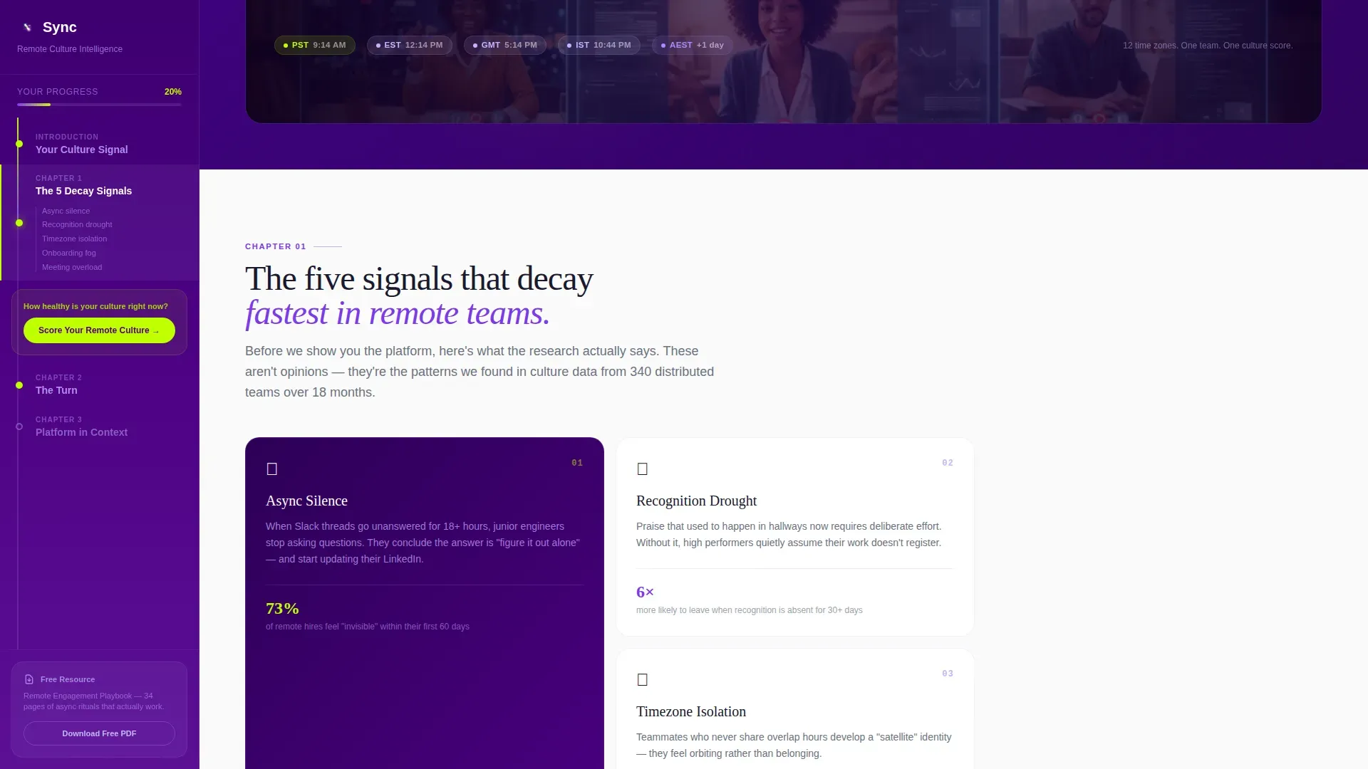 Employee Engagement | Free Website Template | Rocket