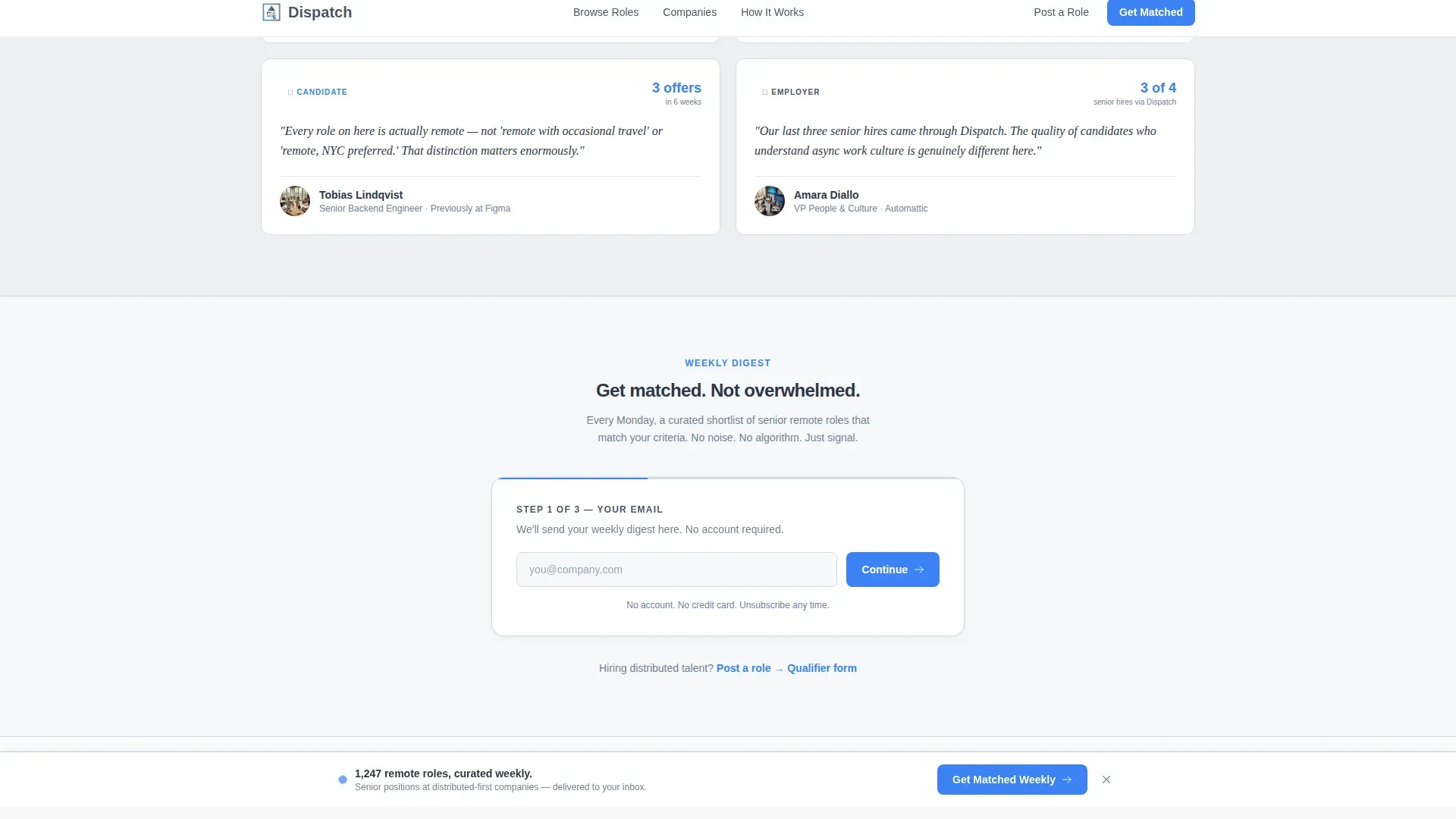 Remote Job Board Landing Page Template