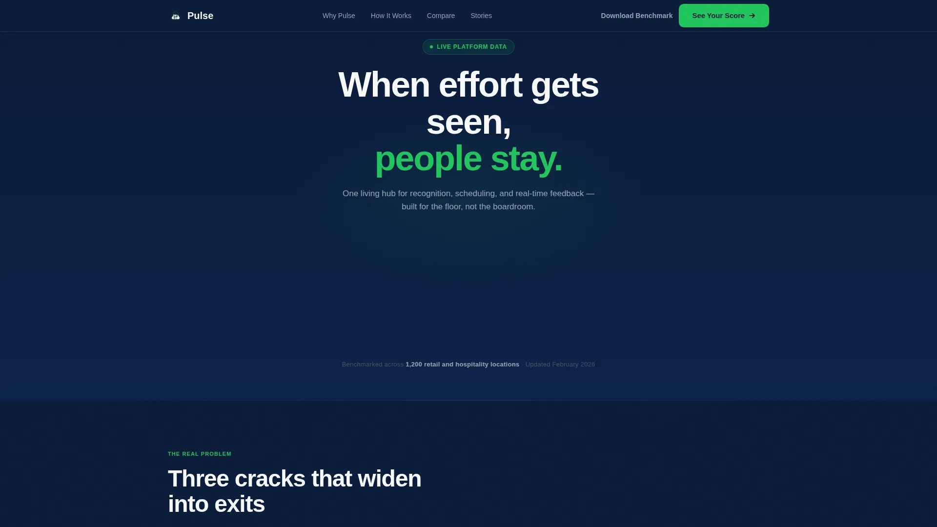 Powerful Frontline Engagement | Free Website Template | Rocket