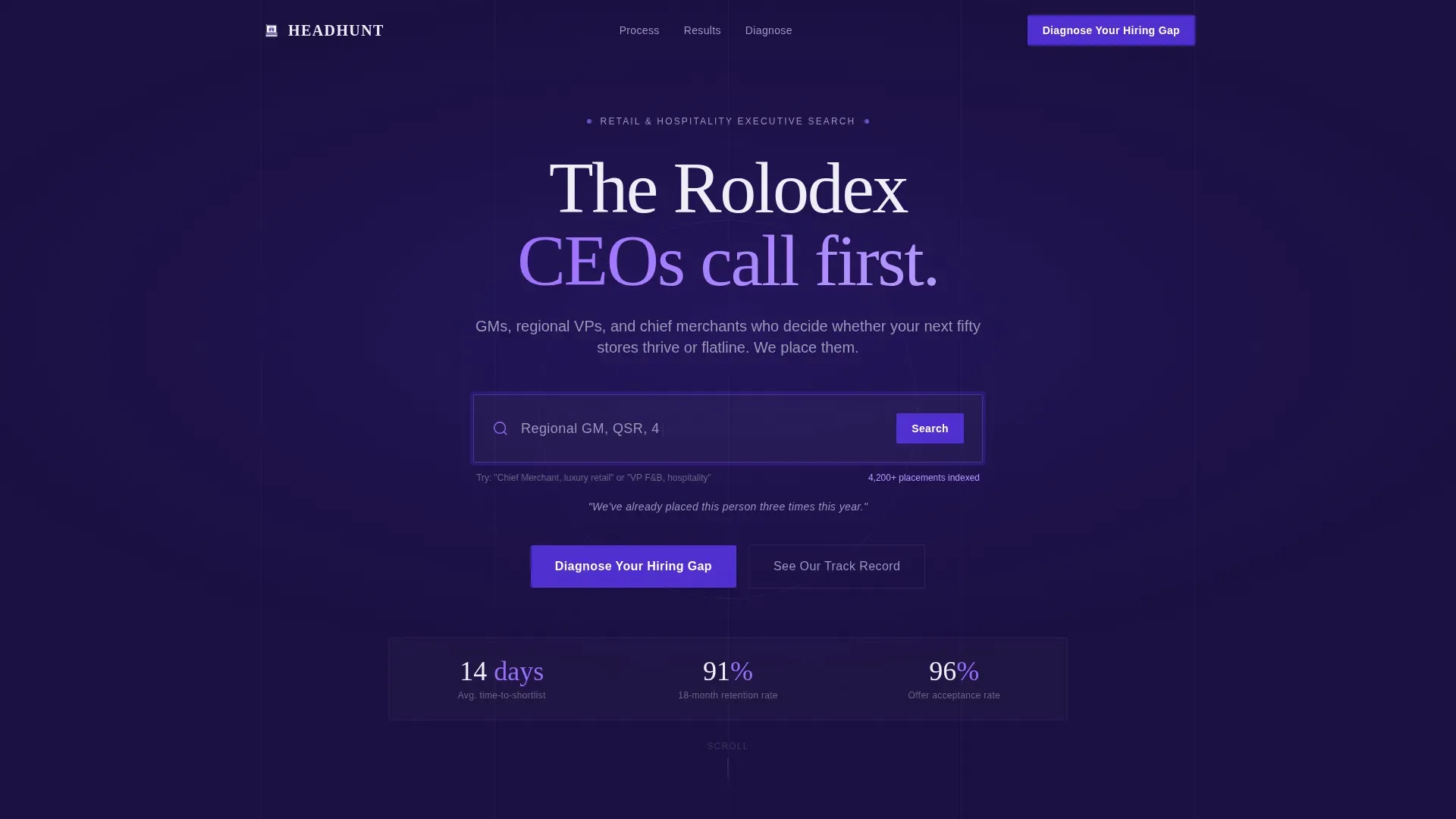 Executive Search | Free Website Template | Rocket