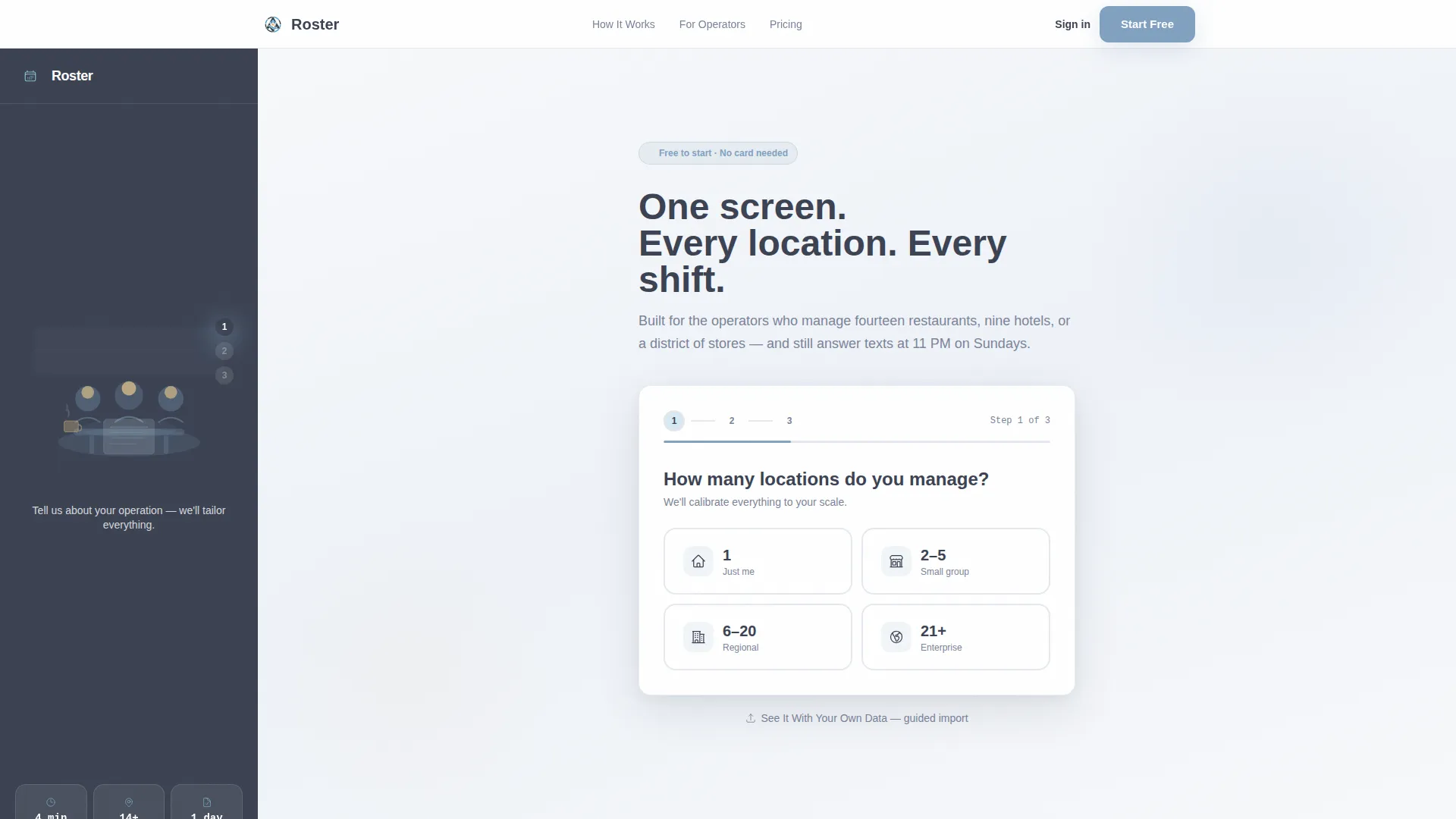 Streamlined Hospitalityhr | Free Website Template | Rocket