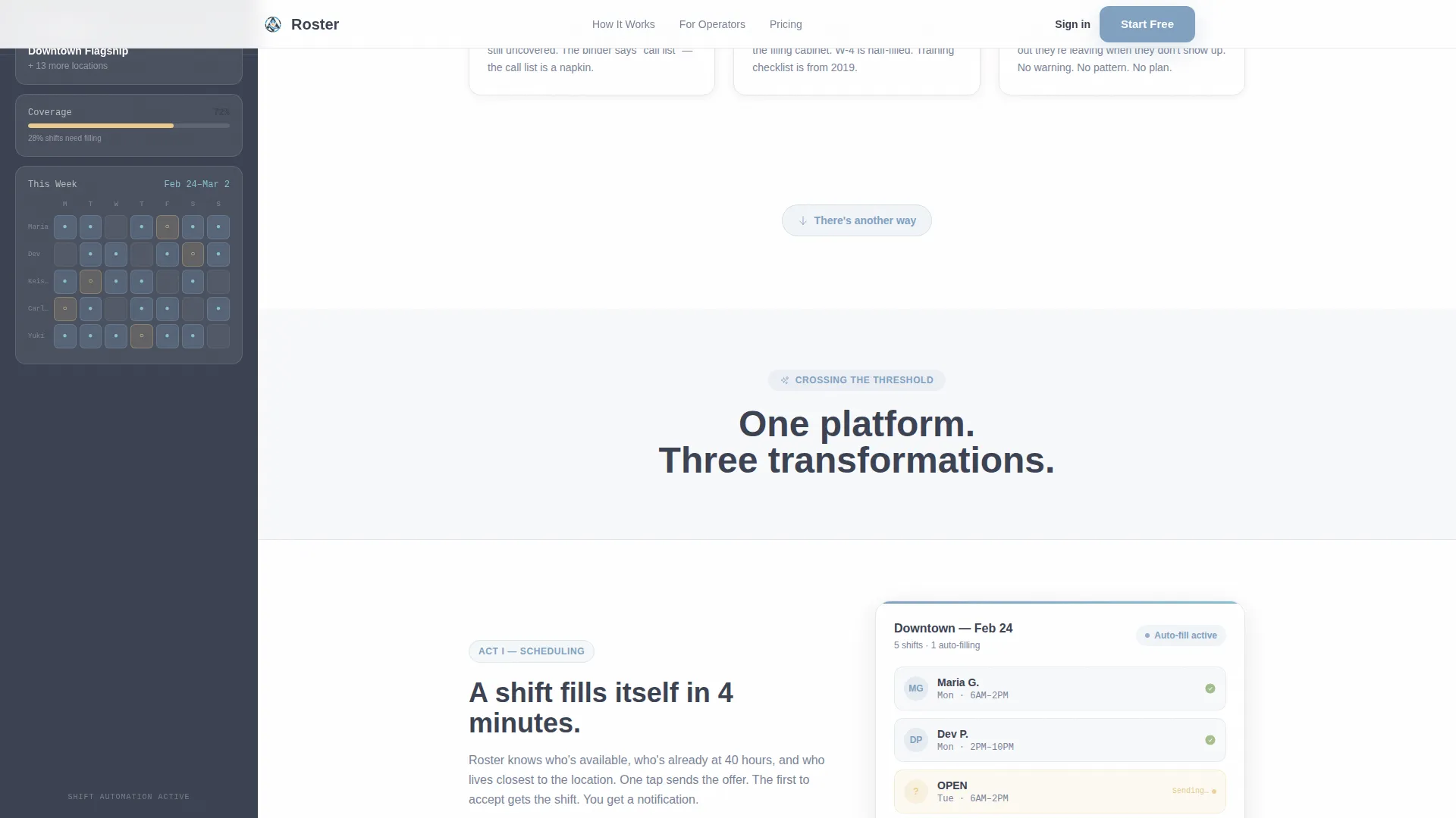 Streamlined Hospitalityhr | Free Website Template | Rocket