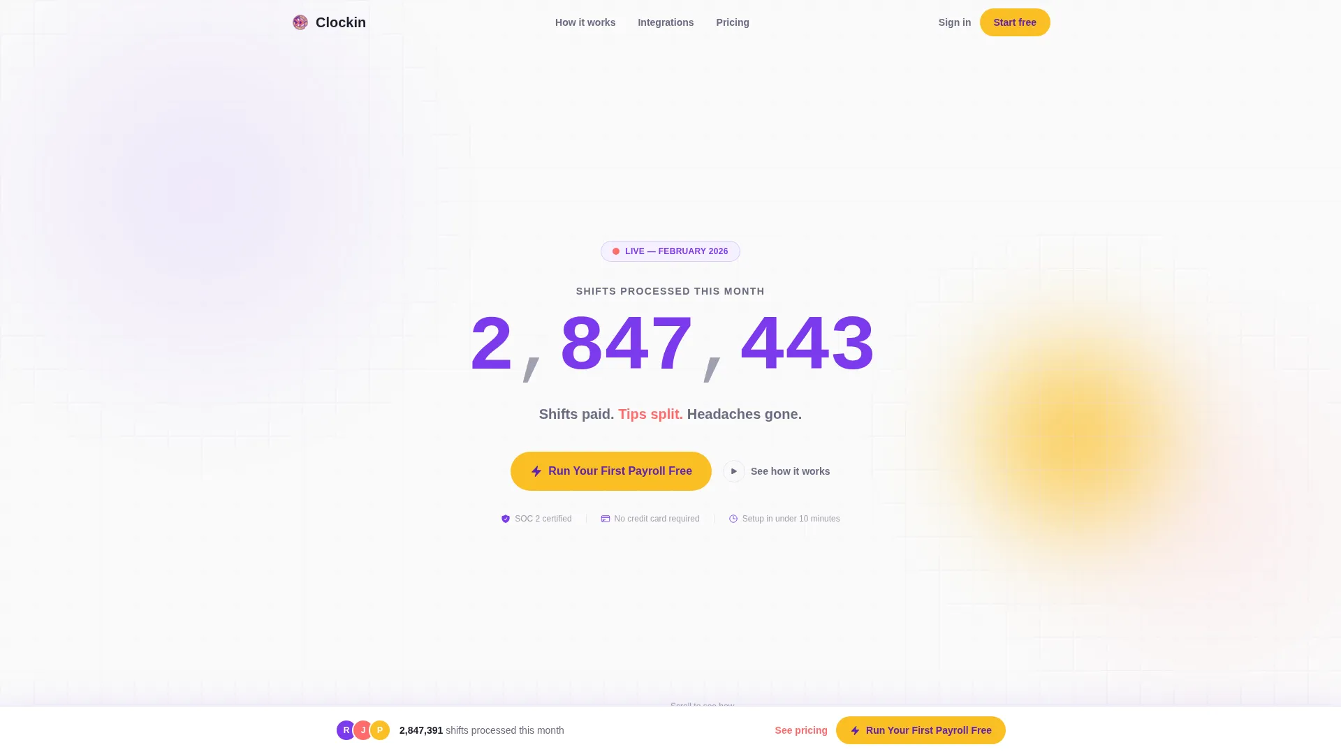 Effortless Payroll | Free Website Template | Rocket