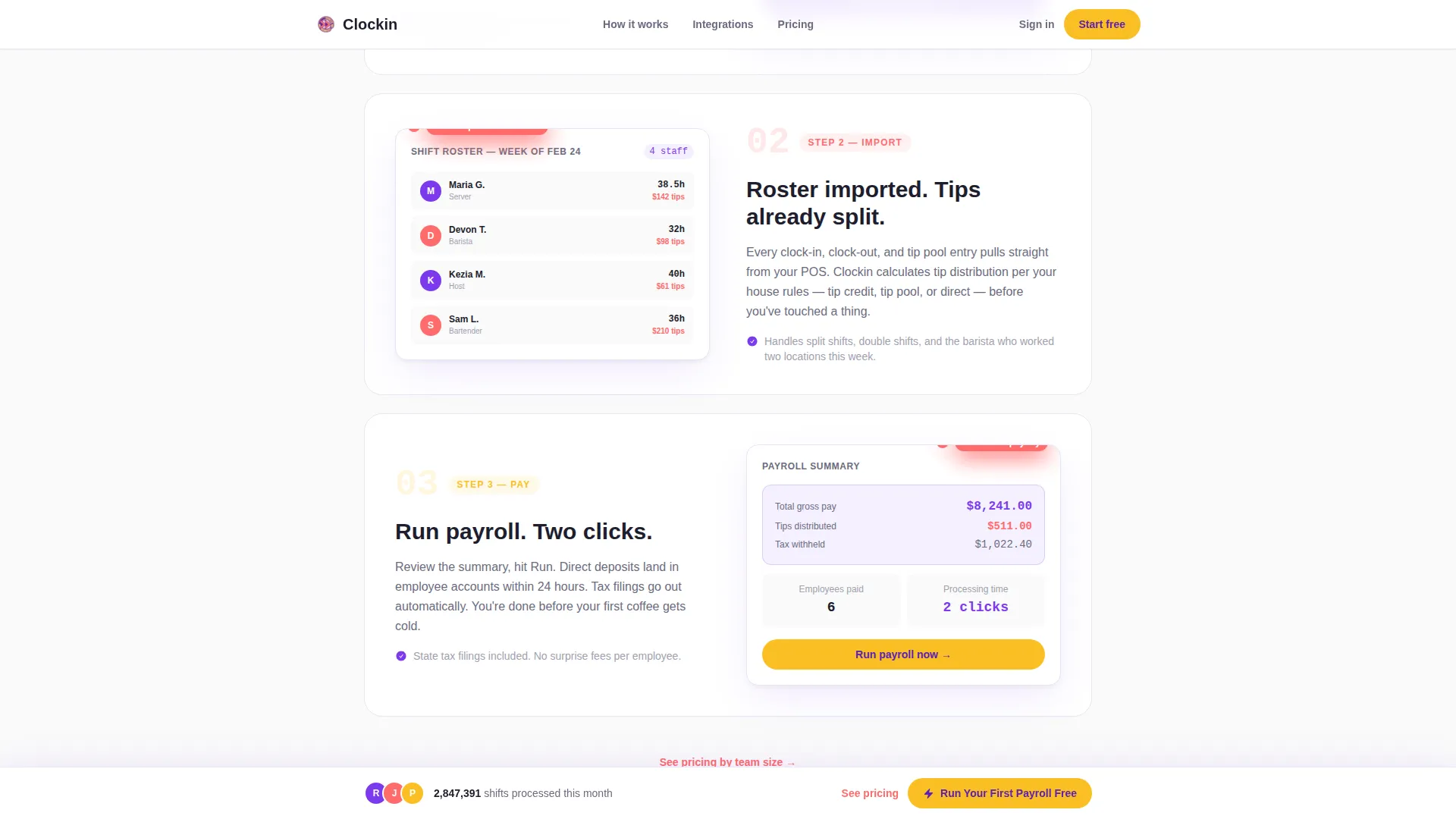 Effortless Payroll | Free Website Template | Rocket