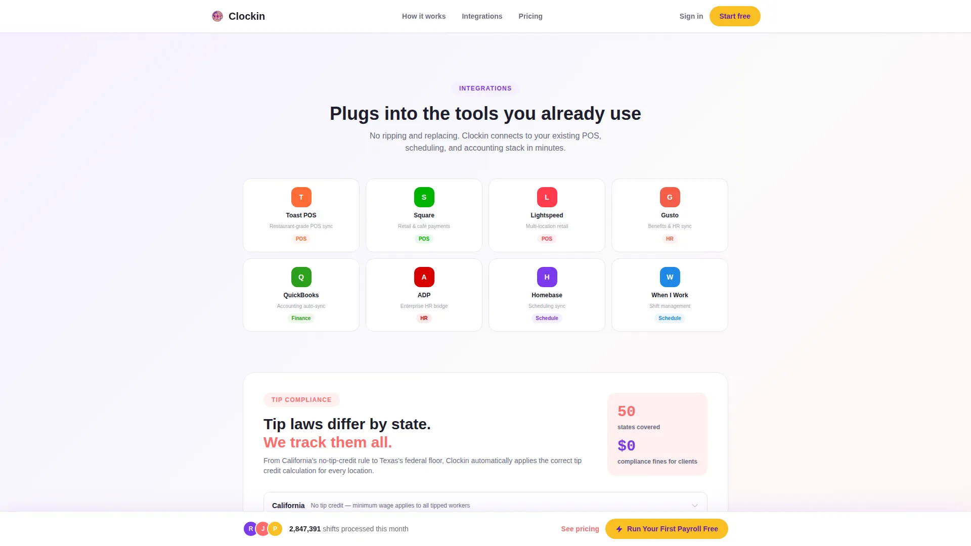 Effortless Payroll | Free Website Template | Rocket