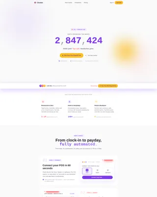 Effortless Payroll | Free Website Template | Rocket