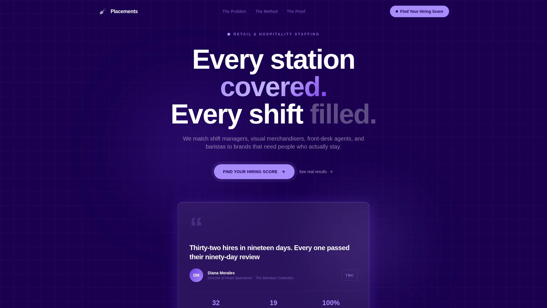 Precision Recruiting | Free Website Template | Rocket