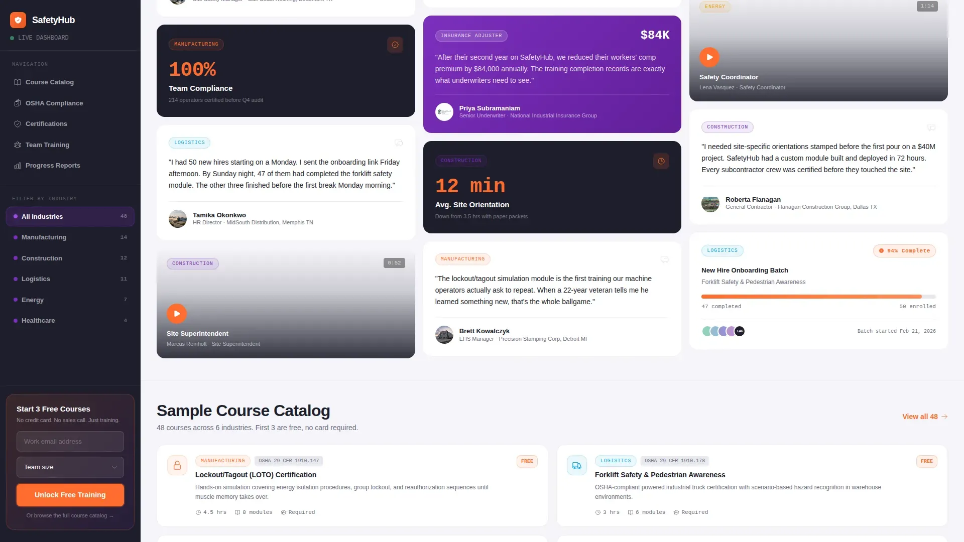 Premium Training | Free Website Template | Rocket