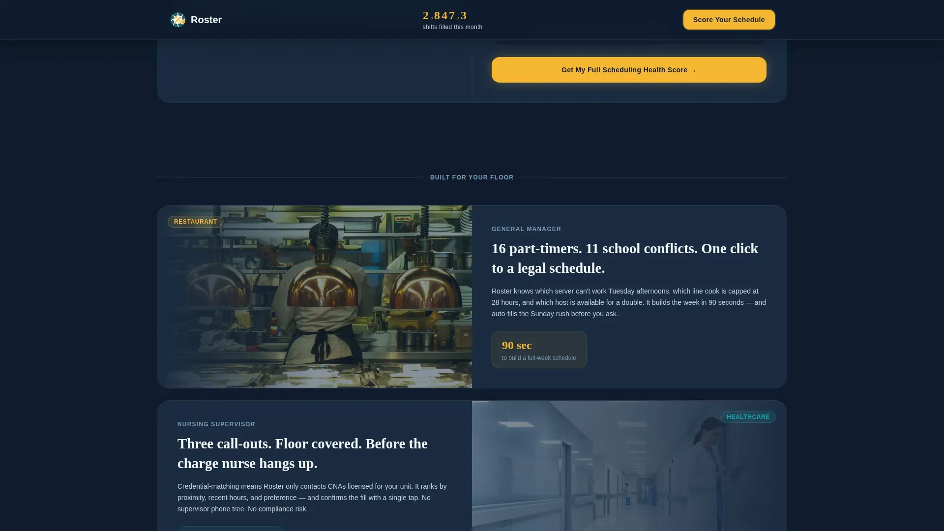 Time & Attendance Booking Website Template