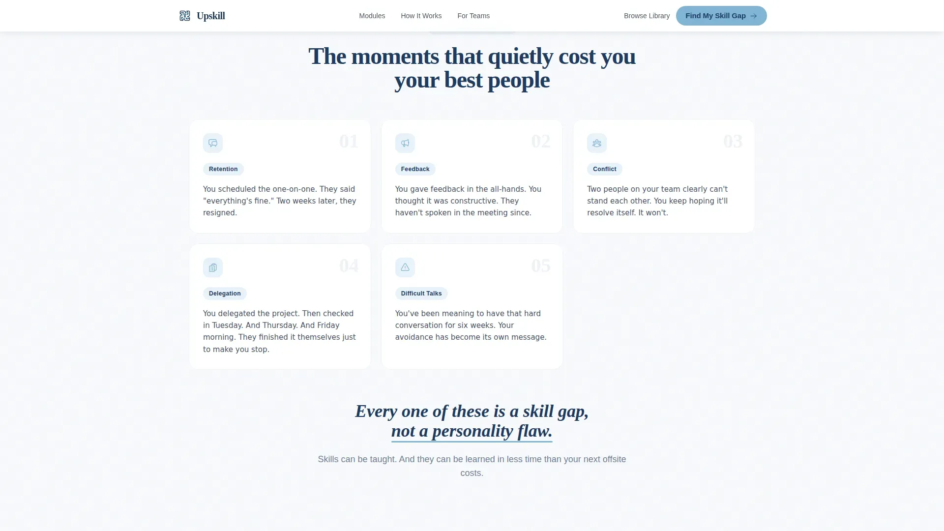 Soft Skills Training Landing page Template