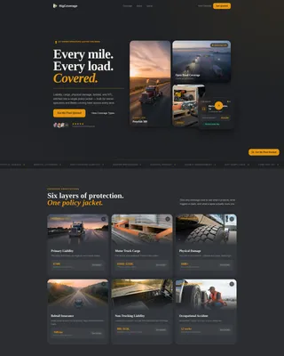 Vehicle Insurance & Finance Professional Website Template