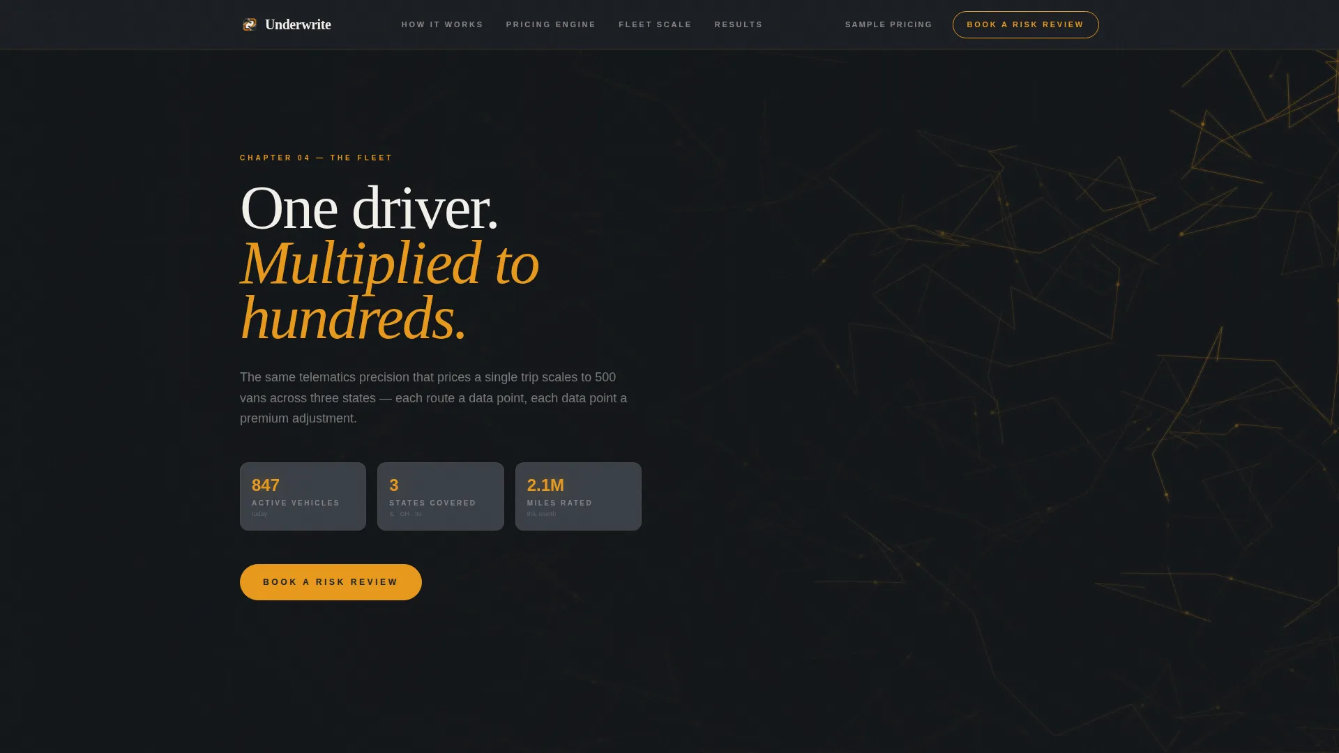 Vehicle Insurance & Finance Booking Website Template