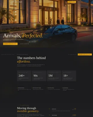 Parking & Traffic Booking Website Template