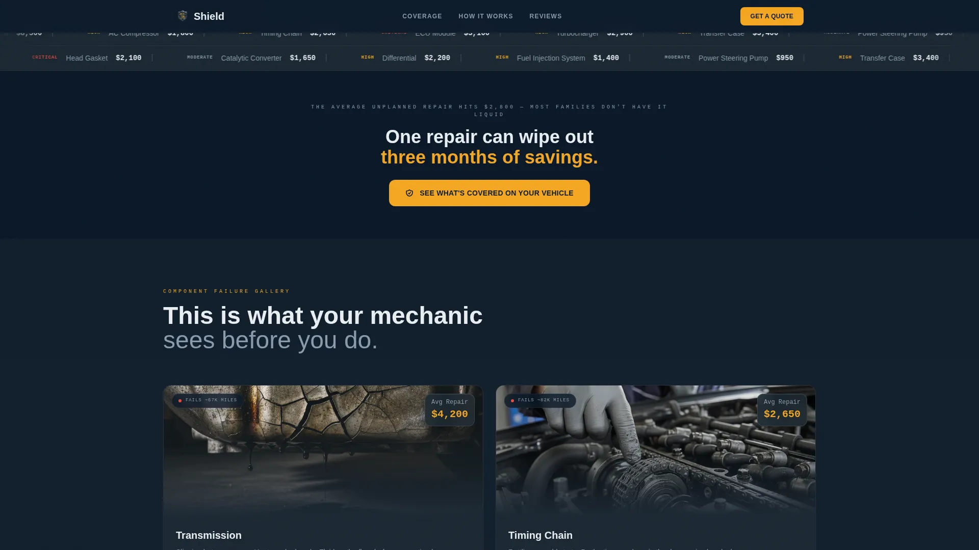 Vehicle Insurance & Finance Reviews Website Template